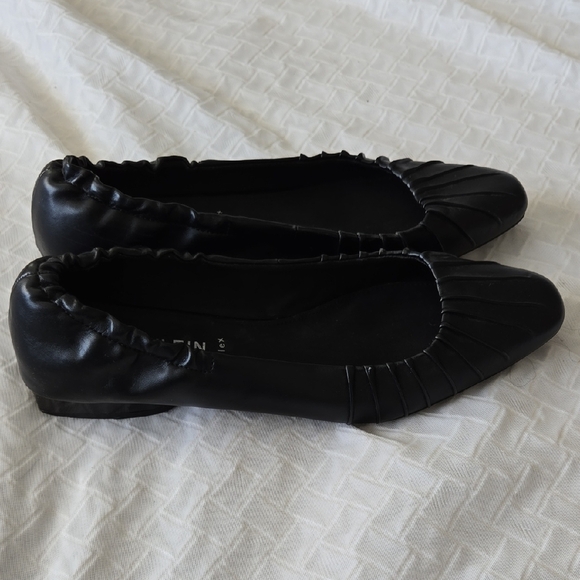 Anne Klein Crystell Iflex Elegant Black Small Stack Heel Women's Flats Size 11 - Picture 1 of 14